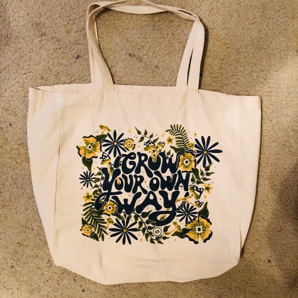 Earth Bound Handbags - Grow Your Own Way Earth Bound Tote Bag